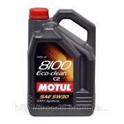 Синтетическое моторное масло Motul 8100 Eco-clean 5W-30 C2 5л (1л, 2л) фотография