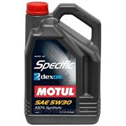 Синтетическое моторное масло Motul Specific GM dexos2 5W30 5л (1л, 2л)