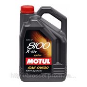 Синтетическое моторное масло Motul 8100 X-lite 0W-30 5л (1л) фото