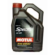 Синтетическое моторное масло Motul Specific LL-04 5W-40 5л (1л) фото