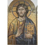 Мозаика Иисус Христос, 0,9х0,7м., частная колекция фотография
