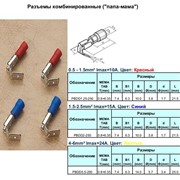 Разъемы комбинированные (папа-мама)