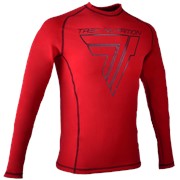 Спортивное питание MEN-S Trec Wear - Big Black Logo T + Trec Team - RUSH 004/Long Sleeve/Red фото