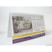 Печать календарей настенных квартальных карманных календарей-домиков и т.д. фото