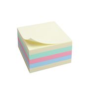 Блок бумаги с липким слоем 5 пастельных цветов производство Axent Германия.