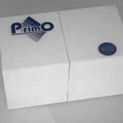 Салфетки бумажные 1-сл, 24*24см белые Primo Big Pack (300шт/уп) фото