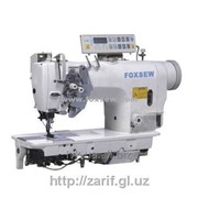 FOXSEW_FX8450-D4_ Двухигольная швейная машина челночного стежка с отключающимися иглами и с электронным управлением. фото