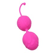 Розовые вагинальные шарики на твердой сцепке