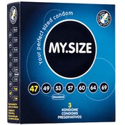 Презервативы MY.SIZE № 3 размер 47 ширина 4,7 см фотография