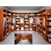 Система шкафов для гардеробной комнаты АРКАДИЯ фотография