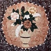 Мозаика из гранита и мрамора фотография