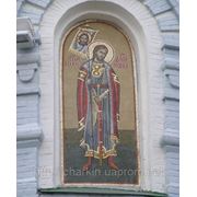 Мозаика Св.Александр Невский, 1,2х2,4м., г.Полтава, храм Св.Самсона
