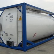 Танк контейнер T11 для перевозки пищевых веществ.
