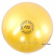 Мяч FIG желтый, 18 см, 400 г фотография