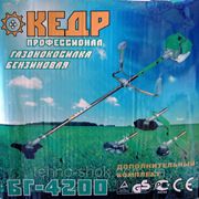 Бензокоса-мотокоса КЕДР БГ-4200 PRO 3 ножа+катушка