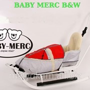 Санки Baby Merc B&W + подножки + конверт