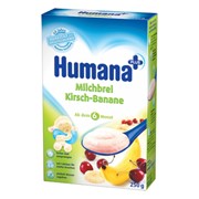 Молочная каша Хумана с вишней и бананом (250 г) фото