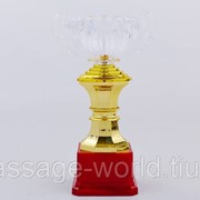 Кубок C-895-3 (пластик, h-24см, d чаши-9см, золото) фото