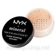 Минеральная финишная пудра для лица NYX Mineral Finishing Powder фото