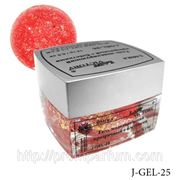 Бледно-розовый гель с блестками Lady Victory J-GEL-25 /8-1 фото