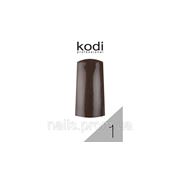 Гель-лак Kodi 12 ml №1 (коричневый с перламутром) фотография