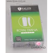 Типсы прозрачные Salon Professional Royal Diana Clear - 100 шт фотография