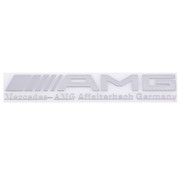 Шильдик металлопластик SW “AMG“ Серый 150*25мм (наклейка) фото