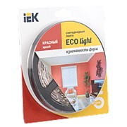 Лампа IEK Лента LED 5м блистер LSR-3528R60-4.8-IP20-12V красный цве eco фото