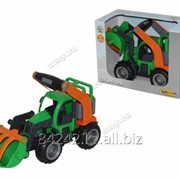 Автотранспортная игрушка Трактор-погрузчик ГрипТрак кор. Полесье фотография