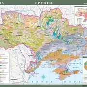 Україна. Грунти, м-б 1:1 000 000 (на планках) фотография