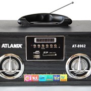 Портативная колонка ATLANFA AT-8962 USB, CardReader, Радио фото