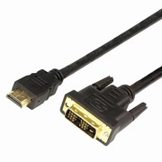 Кабель Rexant HDMI - DVI-D 2m Gold 17-6304 фото