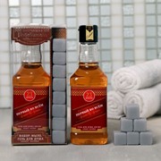 Набор “Первый во всем“ гель для душа 250 мл аромат мужского парфюма, мыло камни для виски фотография