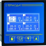 Измеритель-архиватор температуры Термодат-17Е5 - 4 универсальных входа, 1 дискретный вход, 5 реле, интерфейс RS485, архивная память фотография