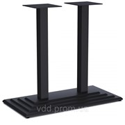 Опора, подстолье двойное Рома черный СК-roma double фото