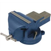 Инструмент зажимной тиски слесарные 125 мм поворотные (Miol 36-300)