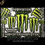 Наклейка “Monster Energy 9 in 1“ фото