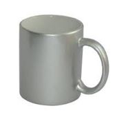 Чашка с нанесением фото серебряная. Печать на чашках фото