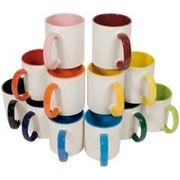Печать на чашках. Фото на чашках (цветная ручка и внутренностью) фотография