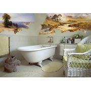 Декоративная роспись ванной комнаты Авторская работа фотография