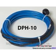 Саморегулирующийся нагревательный кабель DEVI (DPH-10) для установки в трубу длина 12 м. фото