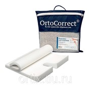 Подушка анатомическая OrtoCorrect OrtoSit квадрат с уклоном 39х39х7/3см