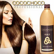 Кератин для выпрямления волос Cocochoco Gold 500мл в литровой заводской фотография