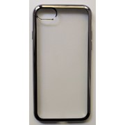 Чехол на Айфон 7 ТПУ Прозрачный Steel Grey фото