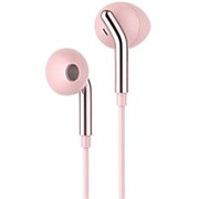 Наушники вкладыши с микрофоном Hoco M25 Your Meaning Pink, мобильная гарнитура, розовые фото