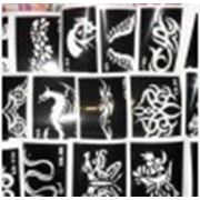 Трафареты для росписи хной трафареты для татуировки одноразовые с Киева фото