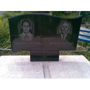 Памятник надгробный гранитный на двоих фотография