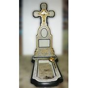 Памятник “Большой крест“ из мраморной крошки фото