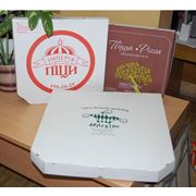 Упаковка картонная для пиццы (Тара из бумаги картона) фото