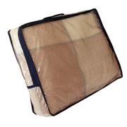 Упаковка поливинилхлоридная упаковки из ПВХ на змейке для одеял пледов подушек постельного белья махровых изделий